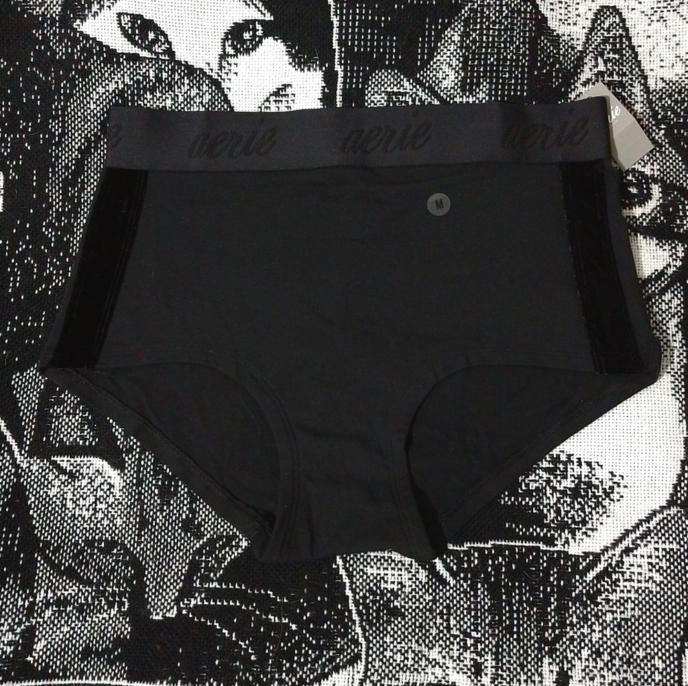 Aerie Real Soft Stretch Cotton Hi Rise Boybrief M